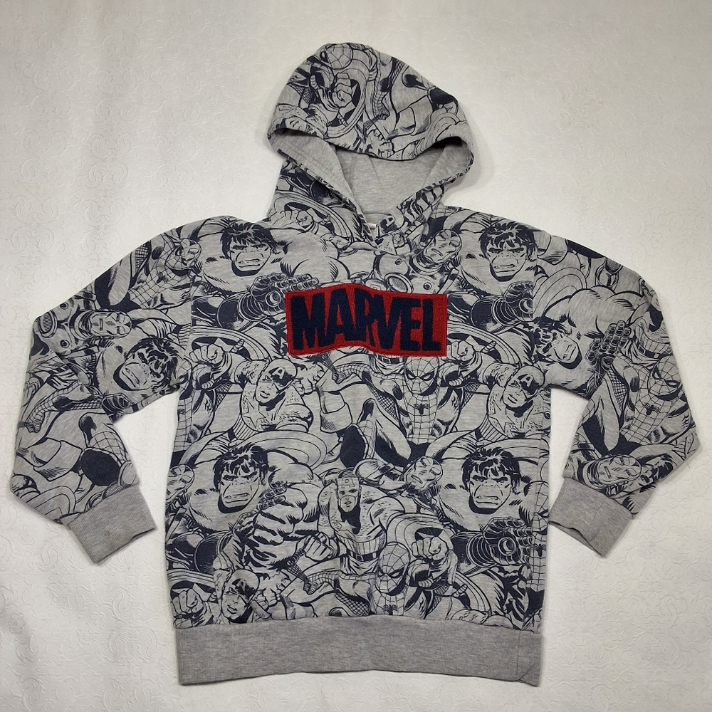 Marvel Hoodie With Frontpockets Sweater Size M (Boy) .1
